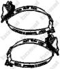 BMW 18211178126 Holder, exhaust system